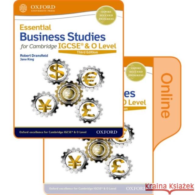 Essential Business Studies for Cambridge Igcse & O Level: Print & Online Student Book Pack Dransfield, Robert 9780198428329 Oxford University Press - książka