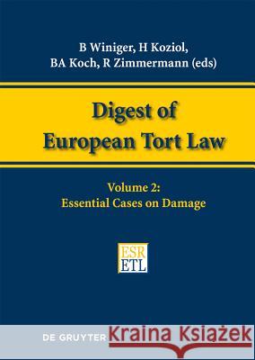 Essential Cases on Damage  9783110248487  - książka