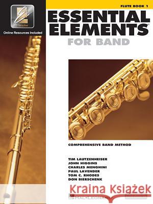 essential elements for band - flute book 1 with eei book/online media  Hal Leonard Corp 9780634003110 Hal Leonard Publishing Corporation - książka