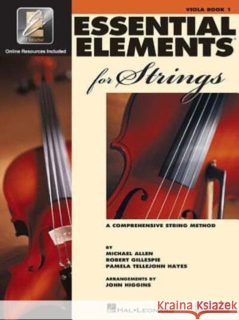 Essential Elements for Strings Viola - Book 1 with Eei Gillespie, Robert 9780634038181 Hal Leonard Publishing Corporation - książka