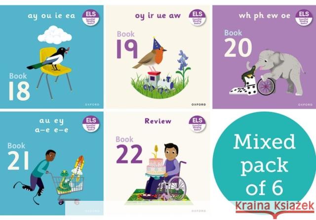 Essential Letters and Sounds: Essential Blending Books: Phase 5: Mixed Pack of 6 Various 9781382037280 Oxford University Press - książka