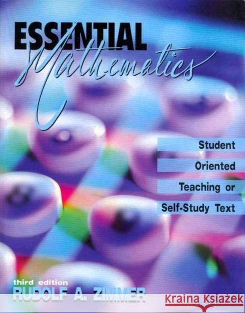 Essential Mathematics Zimmer 9780787251123 Kendall/Hunt Publishing Company - książka