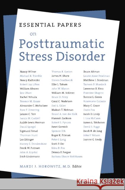 Essential Papers on Post Traumatic Stress Disorder Mardi Jon Horowitz 9780814735596 New York University Press - książka