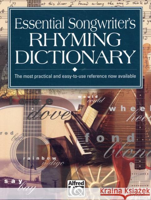 Essential Songwriter's Rhyming Dictionary Kevin M Mitchell 9780882847290 FABER MUSIC - książka