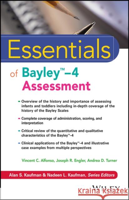 Essentials of Bayley-4 Assessment Alfonso, Vincent C. 9781119696018 Wiley - książka