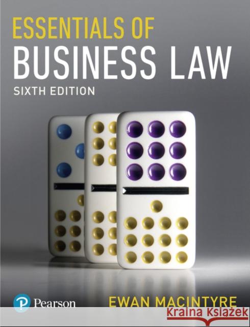 Essentials of Business Law Ewan MacIntyre 9781292147215 Pearson Education Limited - książka