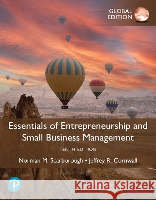 Essentials of Entrepreneurship and Small Business Management -- Global Edition Jeffrey Cornwall 9781292482675 Pearson Education Limited - książka