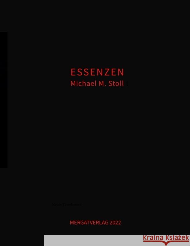 ESSENZEN schwarz Stoll, Michael 9783347533318 Mergatverlag - książka