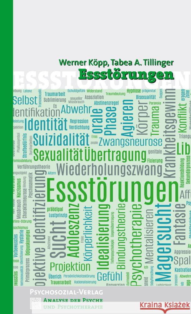 Essstörungen Köpp, Werner, Tillinger, Tabea A. 9783837932539 Psychosozial-Verlag - książka