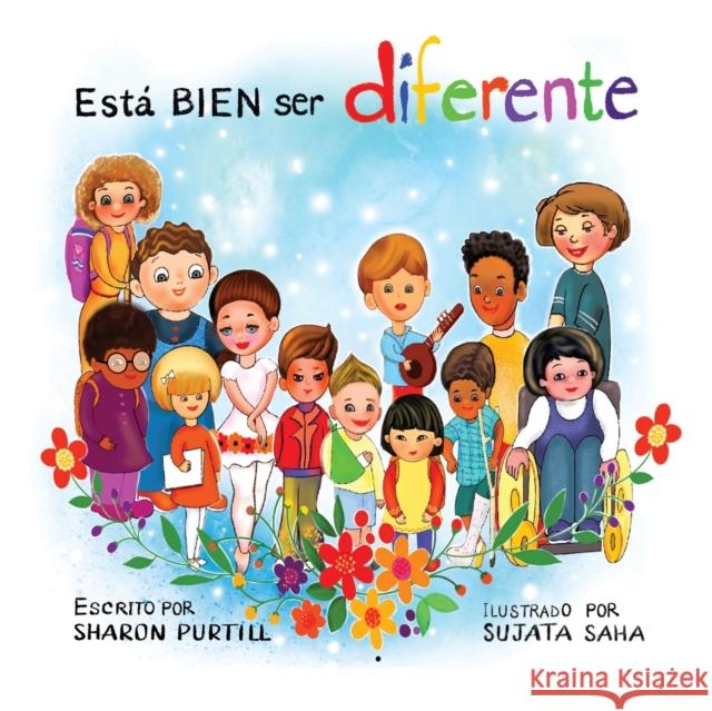 Esta BIEN ser diferente: Un libro infantil ilustrado sobre la diversidad y la empatia Sharon Purtill 9781989733554 Dunhill Clare Publishing - książka