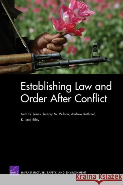 Establishing Law and Order After Conflict Seth G. Jones Jeremy M. Wilson Andrew Rathmell 9780833038142 RAND Corporation - książka