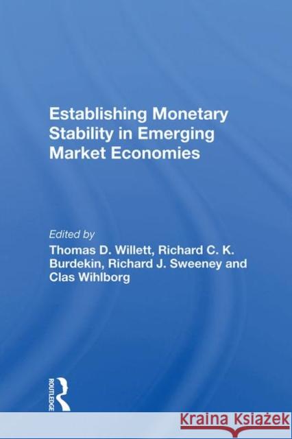 Establishing Monetary Stability in Emerging Market Economies  9780367017002 Taylor and Francis - książka