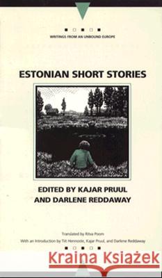Estonian Short Stories Kajar Pruul, Darlene Reddaway 9780810112414 Northwestern University Press - książka