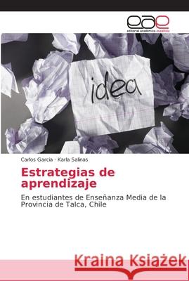 Estrategias de aprendizaje García, Carlos 9786202160377 Editorial Académica Española - książka