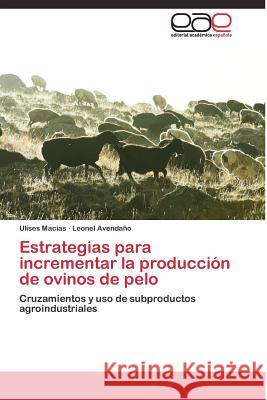 Estrategias para incrementar la producción de ovinos de pelo Macias Ulises 9783844338416 Editorial Academica Espanola - książka