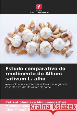 Estudo comparativo do rendimento do Allium sativum L. alho Patient Shamavu Mulumeoderhwa Muhindo Syauswa M. Abel Minani S. 9786630427530 Edicoes Nosso Conhecimento - książka