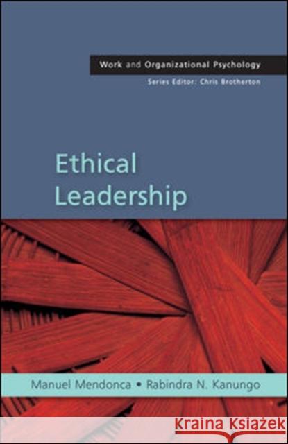 Ethical Leadership Manuel Mendonca 9780335216994  - książka