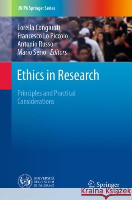 Ethics in Research: Principles and Practical Considerations Lorella Congiunti Francesco L Antonio Russo 9783031240591 Springer - książka