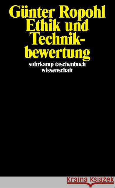 Ethik und Technikbewertung Ropohl, Günter 9783518288412 Suhrkamp - książka