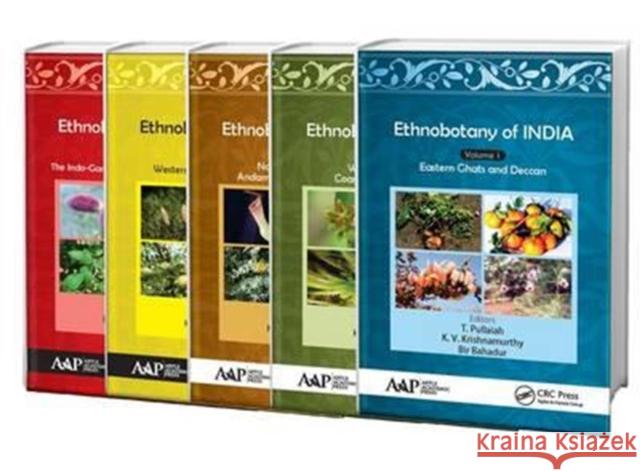 Ethnobotany of India, 5-Volume Set T. Pullaiah K. V. Krishnamurthy Bir Bahadur 9781771886000 Apple Academic Press - książka