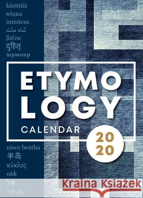 Etymological Calendar Etymological Calendar Team 9789004422025 Brill - książka