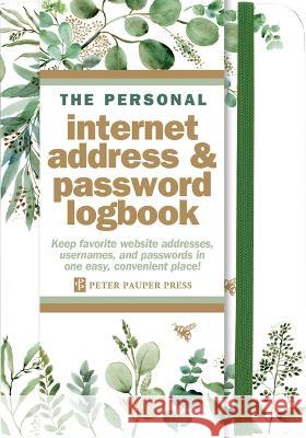 Eucalyptus Internet Address & Password Logbook Peter Pauper Press 9781441341969 Peter Pauper Press - książka