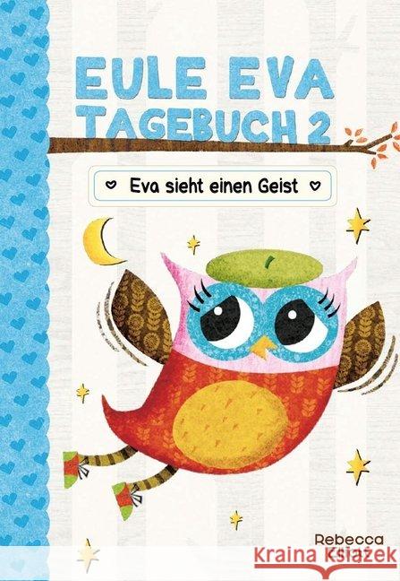 Eule Eva Tagebuch - Eva sieht einen Geist Elliott, Rebecca 9783947188376 Adrian Verlag - książka
