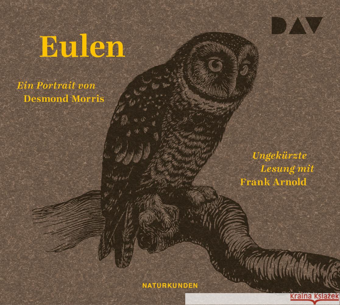 Eulen. Ein Portrait, 3 Audio-CD Morris, Desmond 9783742423207 Der Audio Verlag, DAV - książka