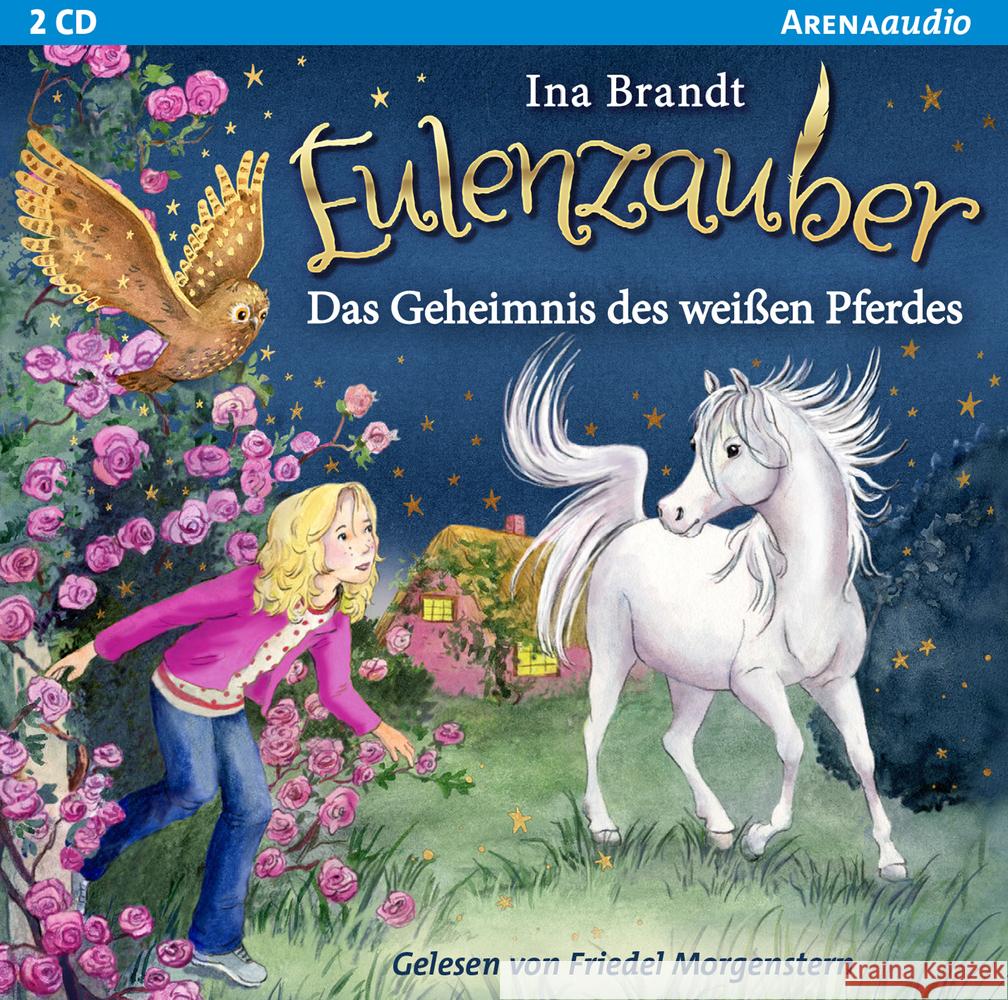 Eulenzauber - Das Geheimnis des weißen Pferdes, 2 Audio-CD Brandt, Ina 9783401241319 Arena - książka