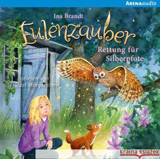 Eulenzauber - Rettung für Silberpfote, 2 Audio-CDs : Lesung Brandt, Ina 9783401240251 Arena - książka