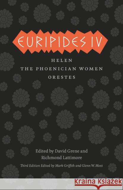 Euripides IV: Helen/The Phoenician Women/Orestes Euripides 9780226308968 The University of Chicago Press - książka