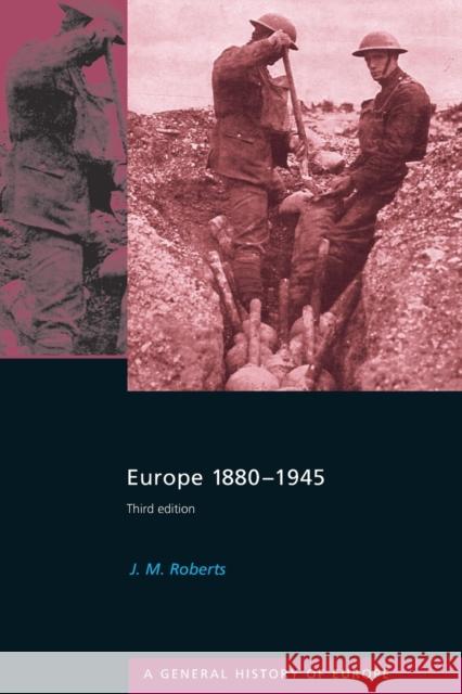 Europe 1880-1945 J M Roberts 9780582357457  - książka