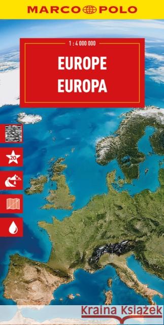 Europe Marco Polo Map Marco Polo 9783575021960 MAIRDUMONT GmbH & Co. KG - książka