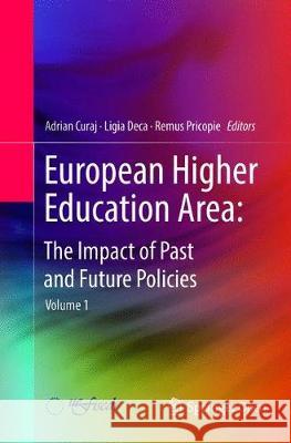 European Higher Education Area: The Impact of Past and Future Policies Curaj, Adrian 9783030084486 Springer - książka