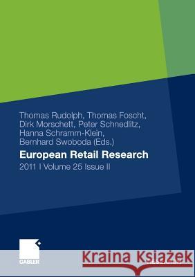 European Retail Research 2011, Volume 25 Issue II  9783834934116 Gabler - książka