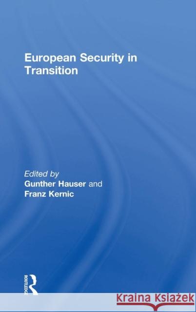 European Security in Transition  9780754649618 Ashgate Publishing Limited - książka