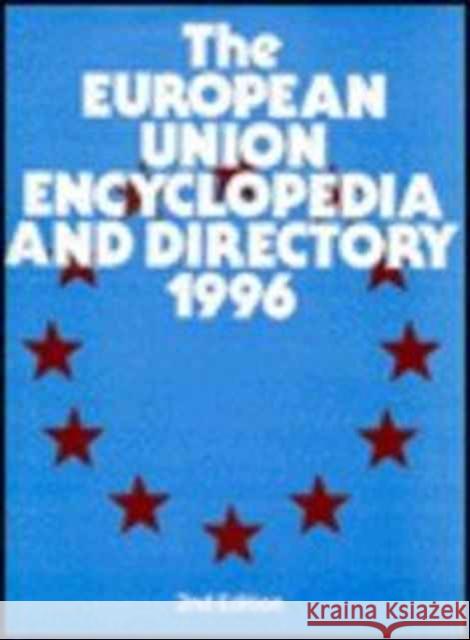 European Union Ency & Dir 96    9781857430097 Taylor & Francis - książka