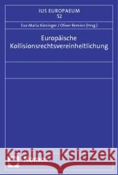 Europäische Kollisionsrechtsvereinheitlichung  9783832971571 Nomos - książka