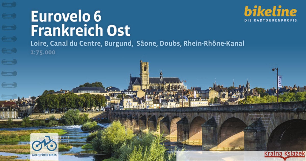 Eurovelo 6 - Frankreich Ost  9783711101426 Esterbauer - książka