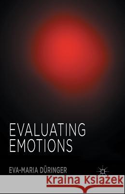 Evaluating Emotions Eva-Maria Duringer   9781349482528 Palgrave Macmillan - książka