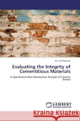 Evaluating the Integrity of Cementitious Materials Patricia Popoola 9783848403684 LAP Lambert Academic Publishing - książka