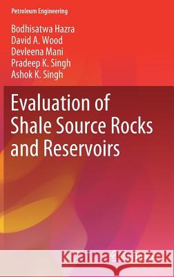 Evaluation of Shale Source Rocks and Reservoirs Bodhisatwa Hazra David Wood Devleena Mani Tiwari 9783030130411 Springer - książka