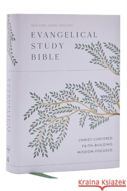 Evangelical Study Bible: Christ-centered. Faith-building. Mission-focused. (NKJV, Hardcover, Red Letter, Large Comfort Print)  9780785227717 Thomas Nelson Publishers - książka