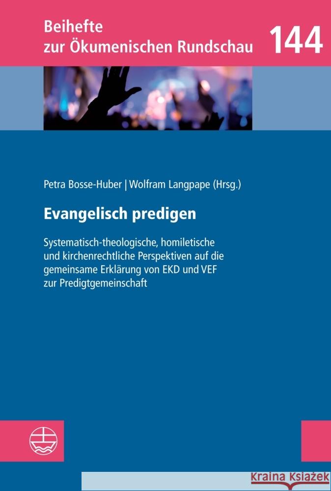 Evangelisch predigen Bosse-Huber, Petra 9783374077670 Evangelische Verlagsanstalt - książka
