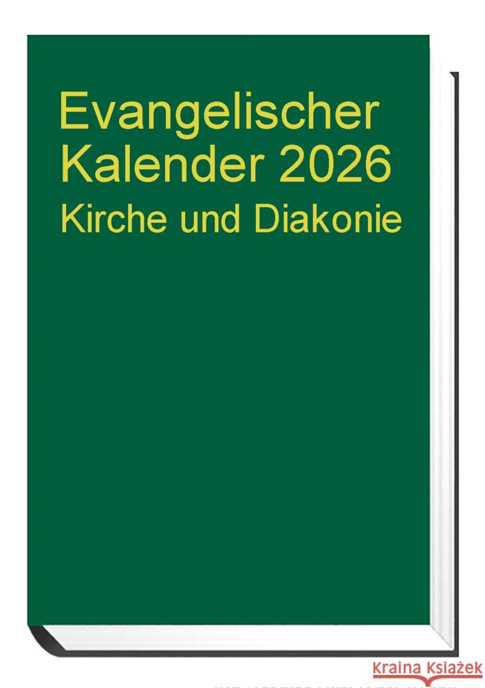 Evangelischer Kalender 2026 Knecht, Birgit 9783889814821 Wichern-Verlag - książka