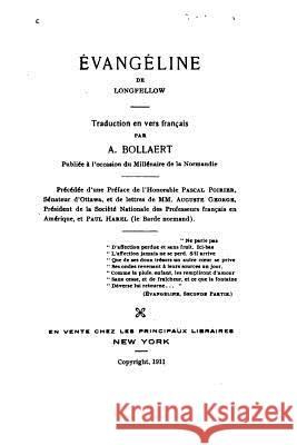 Evangéline de Longfellow Longfellow, Henry Wadsworth 9781533204387 Createspace Independent Publishing Platform - książka