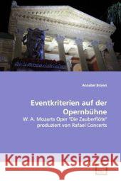 Eventkriterien auf der Opernbühne : W. A. Mozarts Oper 