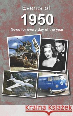 Events of 1950: news for every day of the year Hugh Morrison 9781075929021 Independently Published - książka