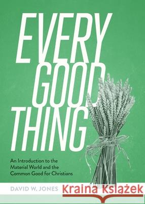 Every Good Thing: An Introduction to the Material World and the Common Good for Christians David W Jones 9781683598633 Faithlife Corporation - książka