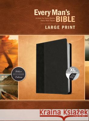 Every Man's Bible NIV, Large Print, Tutone Stephen Arterburn Dean Merrill 9781496433541 Tyndale House Publishers - książka